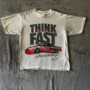 1993 Darrell Waltrip #17 Think Fast Tee, Like New.